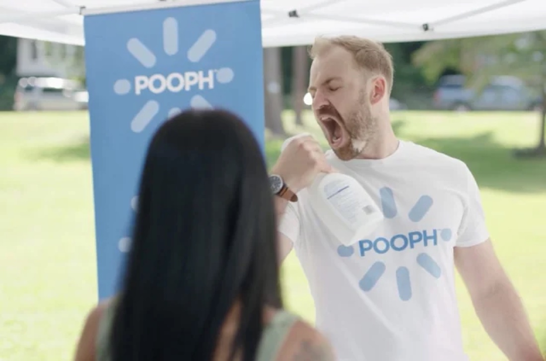 A Pooph commercial moment from a Diray campaign